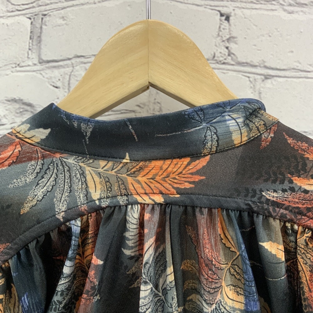 Jaylan Of California Blouse Womens Multicolored Foliage Print Vintage - Picture 5 of 8